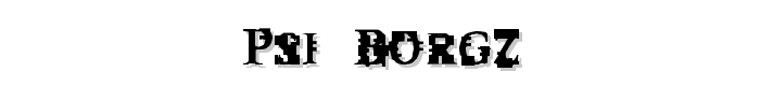 Psi%20Borgz font