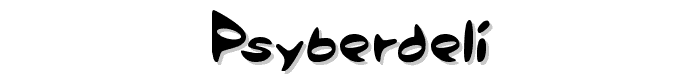 Psyberdeli font