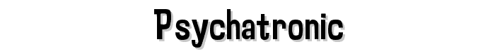 Psychatronic font