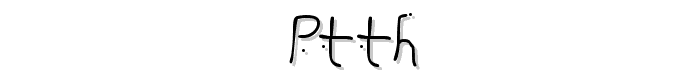 Ptth font