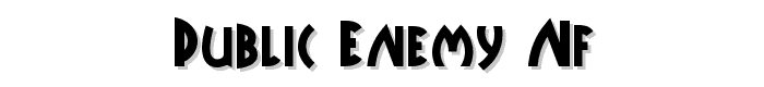 Public%20Enemy%20NF font