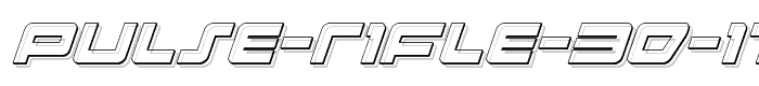 Pulse%20Rifle%203D%20Italic font