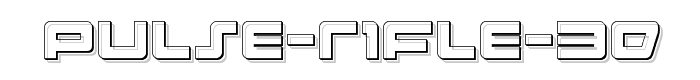 Pulse%20Rifle%203D font