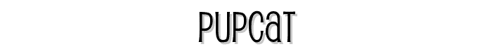 Pupcat font