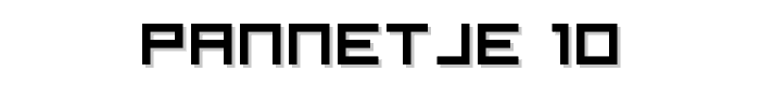 pannetje_10 font