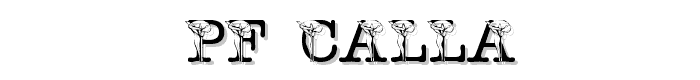 pf_calla font