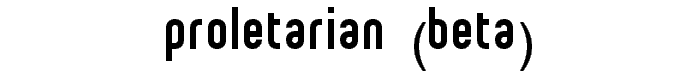 proletarian%20%28beta%29 font