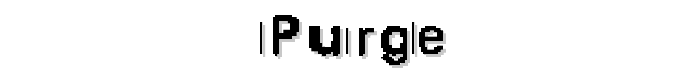 purge font