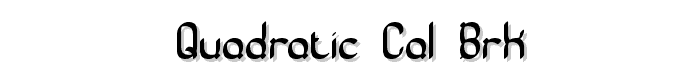 Quadratic%20Cal%20BRK font