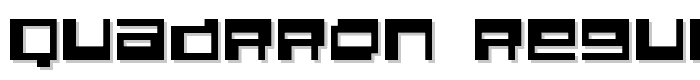 Quadrron%20Regular font