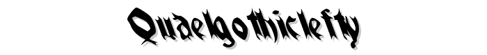 QuaelGothicLefty font