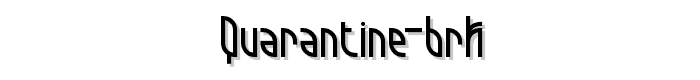 Quarantine%20BRK font