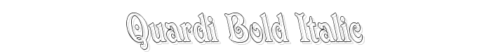 Quardi%20Bold%20Italic font