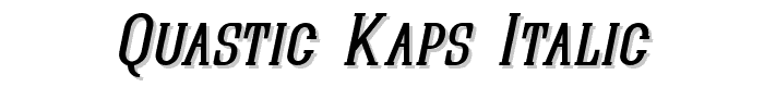 Quastic%20Kaps%20Italic font