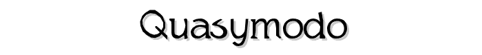 Quasymodo font