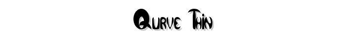 Qurve%20Thin font