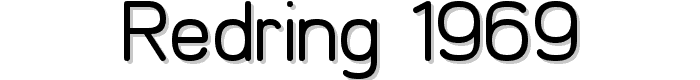 REDRING%201969 font