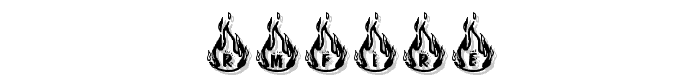 RMFIRE font