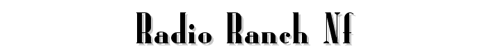 Radio%20Ranch%20NF font