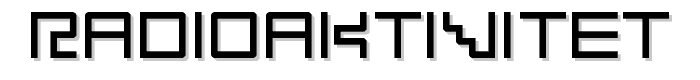 Radioaktivitet font