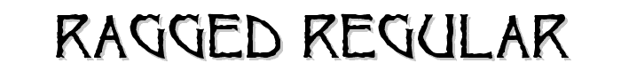 Ragged%20Regular font