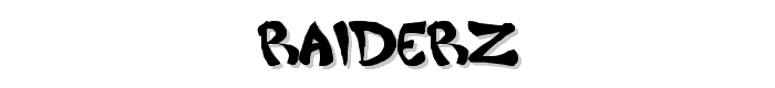 Raiderz font