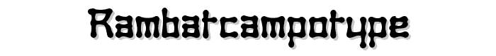 RambatCampotype font