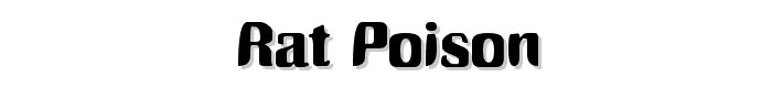 Rat%20Poison font