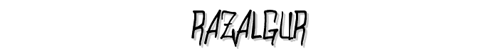 Razalgur font