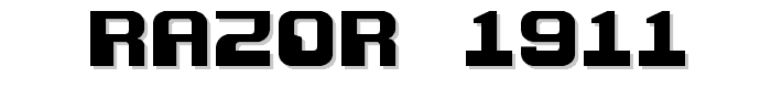 Razor%201911 font