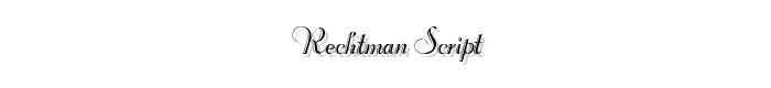 Rechtman%20Script font