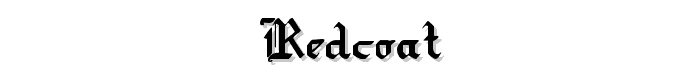 Redcoat font