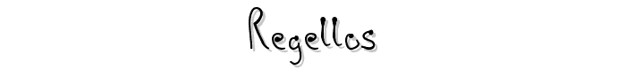 Regellos font