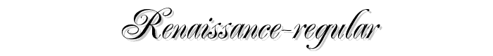 Renaissance%20Regular font