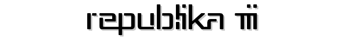 Republika%20III font