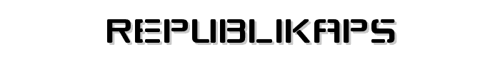 Republikaps font