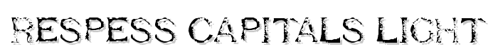 Respess%20Capitals%20Light font