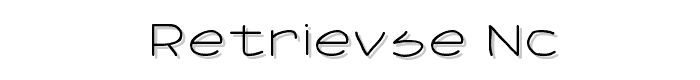 Retrievse%20NC font