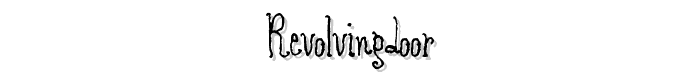 RevolvingDoor font