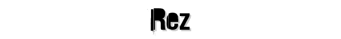 Rez font