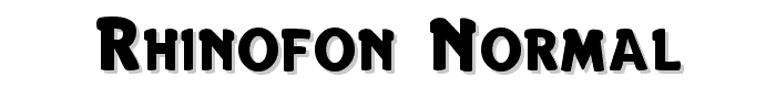 Rhinofon%20Normal font