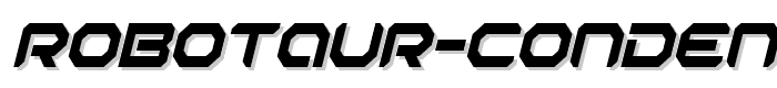 Robotaur%20Condensed%20Italic font