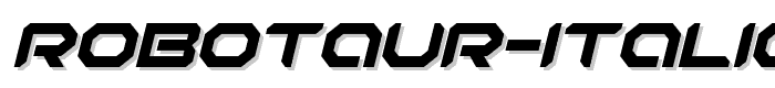 Robotaur%20Italic font