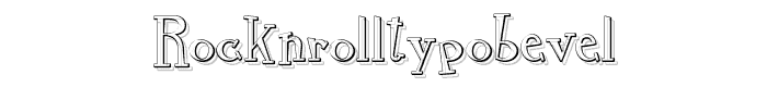 RocknRollTypobevel font