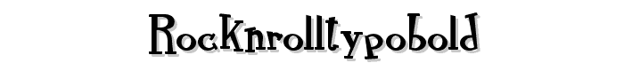 RocknRollTypobold font