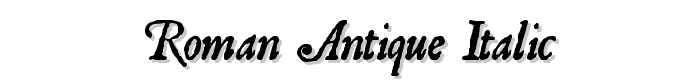 Roman%20Antique%20Italic font