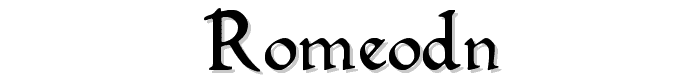 Romeodn font