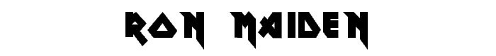 Ron%20Maiden font