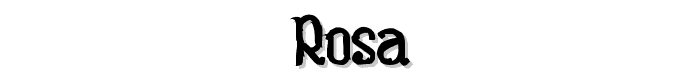 Rosa font