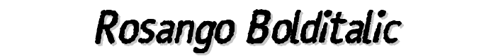 Rosango%20BoldItalic font